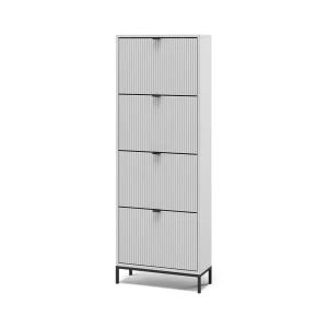 Skotipper Eliza Hvid 60 x 168 cm med 4 skuffer Vicco