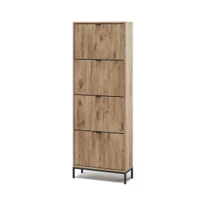 Skotipper Eliza Viking Eg 60 x 168 cm med 4 foldeskuffer Vicco