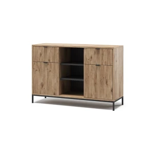 Sidebord Eliza Viking Eg 120 x 81.2 cm med 2 skuffer og 2 låger Vicco