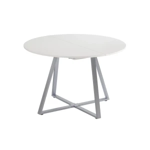 Spisebord Loyd Hvid/grå 120 x 120 cm kan forlænges Vicco