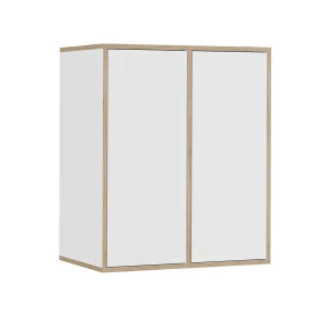 Vægreol Tetrix Hvid 63 x 75 cm med 2 døre Vicco