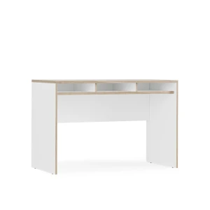Schreibtisch Tetrix Weiß 112 x 55 cm mit 3 Fächern Vicco