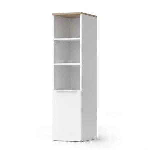 Universalschrank Wido Weiß/Sonoma 30.2 x 120 cm mit einer Tür Vicco