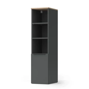 Universalschrank Wido Anthrazit/Sonoma 30.2 x 120 cm mit einer Tür Vicco