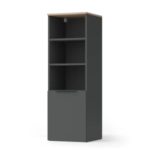 Universal cabinet Wido Anthracite/Sonoma 40.2 x 120 cm with a door Vicco