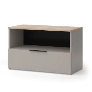 Sideboard Wido Greige 80 x 50 cm med 1 lukket rum Vicco