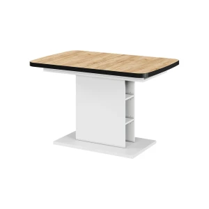 Spisebord Fenaro Gold power eg/hvid 120 x 80 cm med åbne rum Vicco