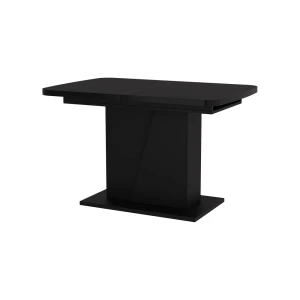 Esstisch Fenaro Schwarz 120-160 x 80 cm ausziehbar Vicco