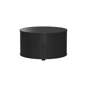 Sofabord Selva Sort 80 x 80 cm med skydedør Vicco