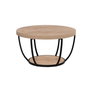 Sofabord Arvina Gold power oak 80 x 80 cm Vicco