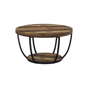 Sofabord Arvina Rustikt egetræ 80 x 80 cm Vicco