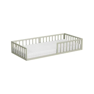 Børneseng Minno Greige 90x200 med madras Vitalispa