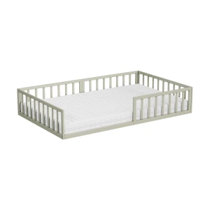 Børneseng Minno Greige 120x200 med madras Vitalispa