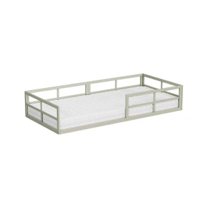 Børneseng Minno Greige 90x200 med madras Vitalispa