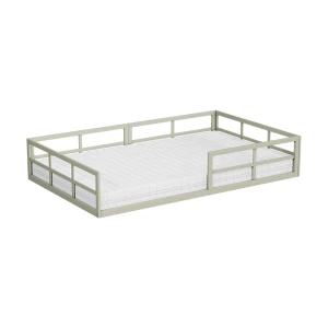 Børneseng Minno Greige 120x200 med madras Vitalispa