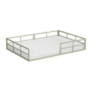 Børneseng Minno Greige 140x200 med madras Vitalispa