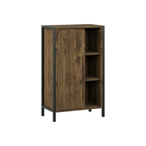 Midt skab Naola Eg/sort 50 x 80 cm med 7 rum Vicco