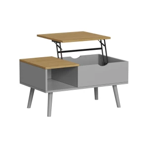 Sofabord Stora Grå 76 x 45 cm med løftefunktion Vicco