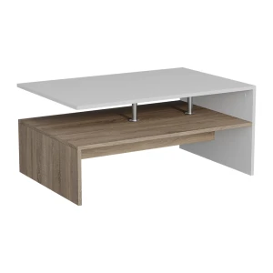 Coffee table Amato White/Sonoma 90 x 52.6 cm Vicco