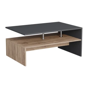 Tavolino da salotto Amato Antracite/Rovere dorato 90 x 52.6 cm Vicco