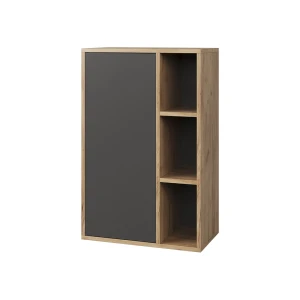 Vægreol Berno Guld power eg/antracit 50.1 x 78.4 cm med 3 åbne rum Vicco