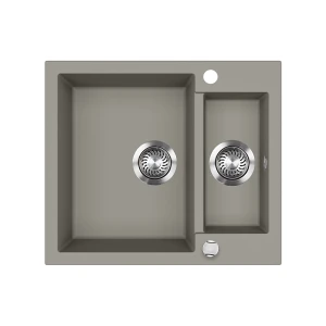 Vask Prag Beton 58 x 50 cm med 2 håndvaske Bergström