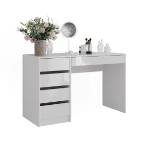Påklædningsbord Sherry Hvid/hvid højglans 119.8 cm 4 dele Vicco