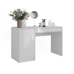 Påklædningsbord Sherry Hvid/hvid højglans 119.8 cm 4 dele Vicco