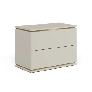 Sengebord Linette Kashmir 66 x 48.6 cm med 2 skuffer Vicco