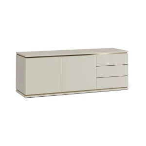 Lavt skab Linette Kashmir 135 x 48.6 cm med 2 døre og 3 skuffer Vicco