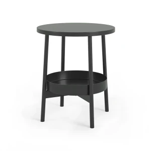 Sofabord Riono Sort 40 x 40 cm med ekstra opbevaringsplads Vicco