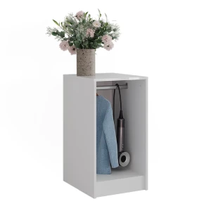Kommode Sherry Weiß/Weiß Hochglanz 40.2 x 76 cm Vicco