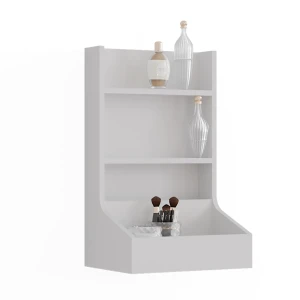 Kommodebordsgarderobe Sherry Hvid 40 x 65 cm med 3 opbevaringsrum Vicco