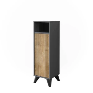 Midi-skab Leano Antracit/ bjergeg 30 x 97 cm med dør Vicco