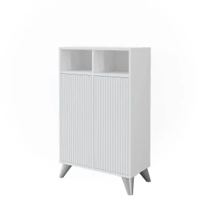 Szafka Midi Leano Biały 60 x 97 cm z 2 drzwiami Vicco