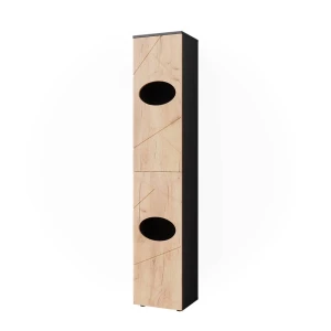 Linnedskab Irma Antracit/Gylden eg 37.2 x 192 cm Vicco