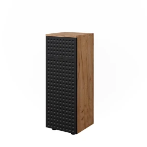 Midiskab Irma Prikket antracit 30 x 81 cm med 1 skuffe, 2 rum, badeværelse Vicco