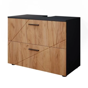 Szafka na wannę Irma Złoty dąb power/antracyt 80 x 58.6 cm Vicco