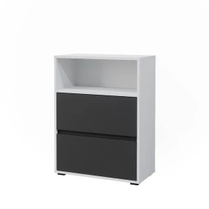 Badeværelsesskab Maltin Hvid 60.2 x 78 cm med to store skuffer Vicco