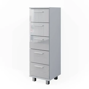 Badeværelsesskab Ilias Hvid højglans 30 x 95 cm Vicco