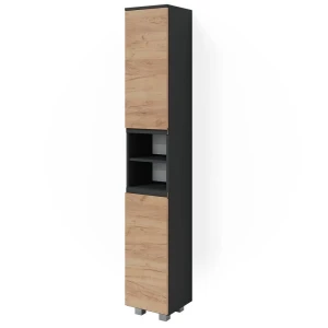 Badeværelsesskab J-Shape Grå 30 x 190 cm Vicco