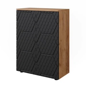 Midiskab Irma Antracit med honeycomb-struktur 60 x 81 cm Vicco