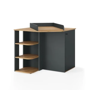 Bleskiftebord Kristian Antracit/Artisan 85 x 77.3 cm med puslebord Vicco