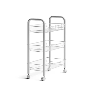 Rullebeholder Tarro Hvid 45 x 64 cm med 3 opbevaringsrum Vicco