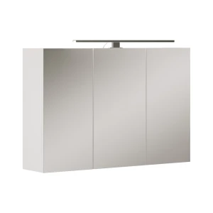 Badeværelsesskab med spejl Lavio Hvid 90 x 60 cm med LED-belysning Vicco