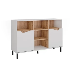 Sideboard Marelle Hvid/Artisan 120 x 81.3 cm med 2 døre Vicco