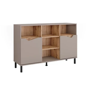 Sideboard Marelle Greige/Artisan eg 120 x 81.3 cm med 2 døre Vicco