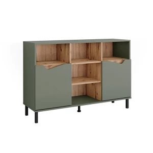 Sideboard Marelle Grøn/Artisan 120 x 81.3 cm med 2 døre Vicco
