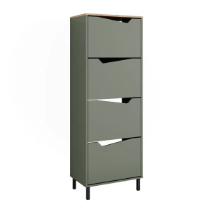 Skotipper Marelle Grøn/Artisan 60 x 167.4 cm med 4 rum Vicco