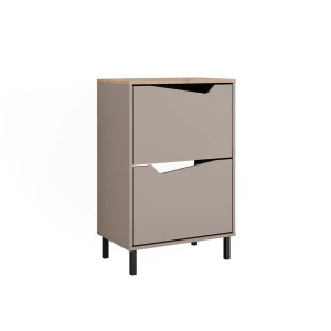 Skotipper Marelle Greige/Artisan eg 60 x 91.6 cm med 2 rum Vicco